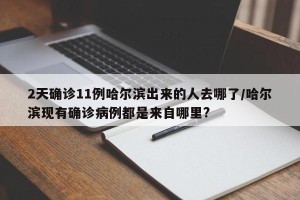 2天确诊11例哈尔滨出来的人去哪了/哈尔滨现有确诊病例都是来自哪里?