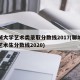 聊城大学艺术类录取分数线2017(聊城大学艺术生分数线2020)